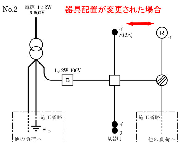 第一種電気工事士技能 公表問題no２の器具配置の入れ替えによる複線図の変更に注意 第一種電気工事士技能試験に合格するためのステップ